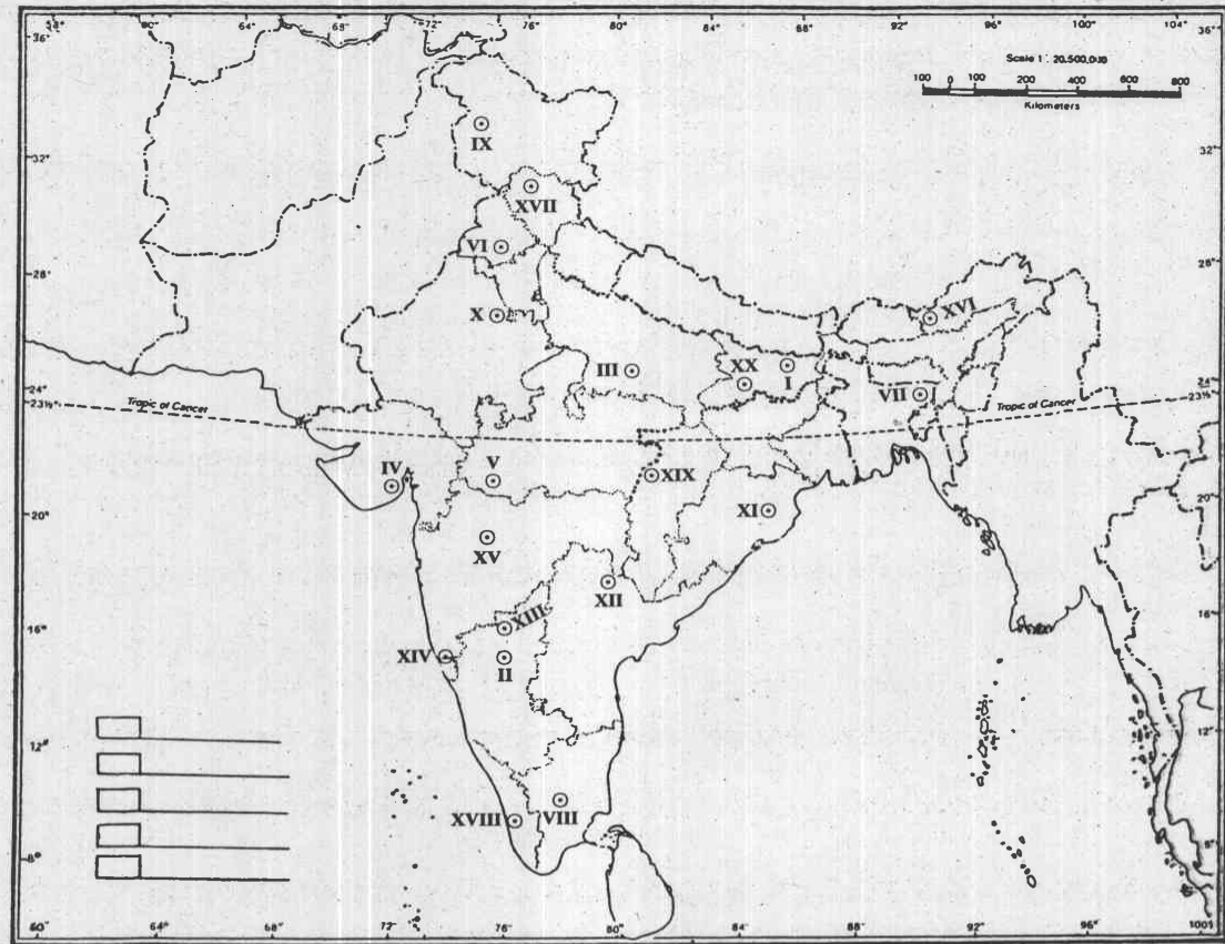 UPSC History Map 2020