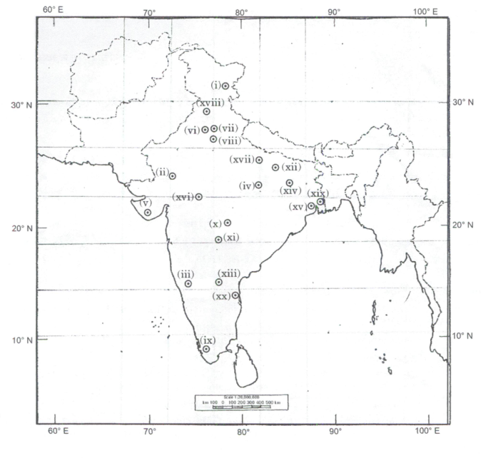UPSC History Map 2025